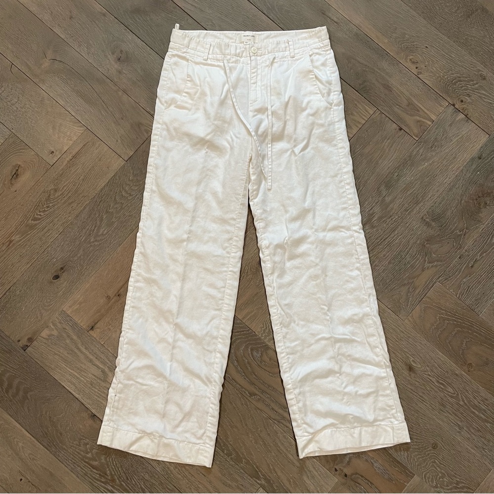Helmut Lang cotton & silk pants